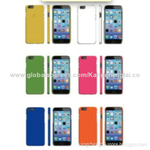 Rubberized Finished Matte Hard-shell Cases for iPhone 6, Durable PC Material, Lightweight